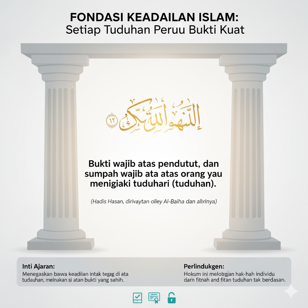 Hadist 33- Penuntut Harus Membawa Bukti