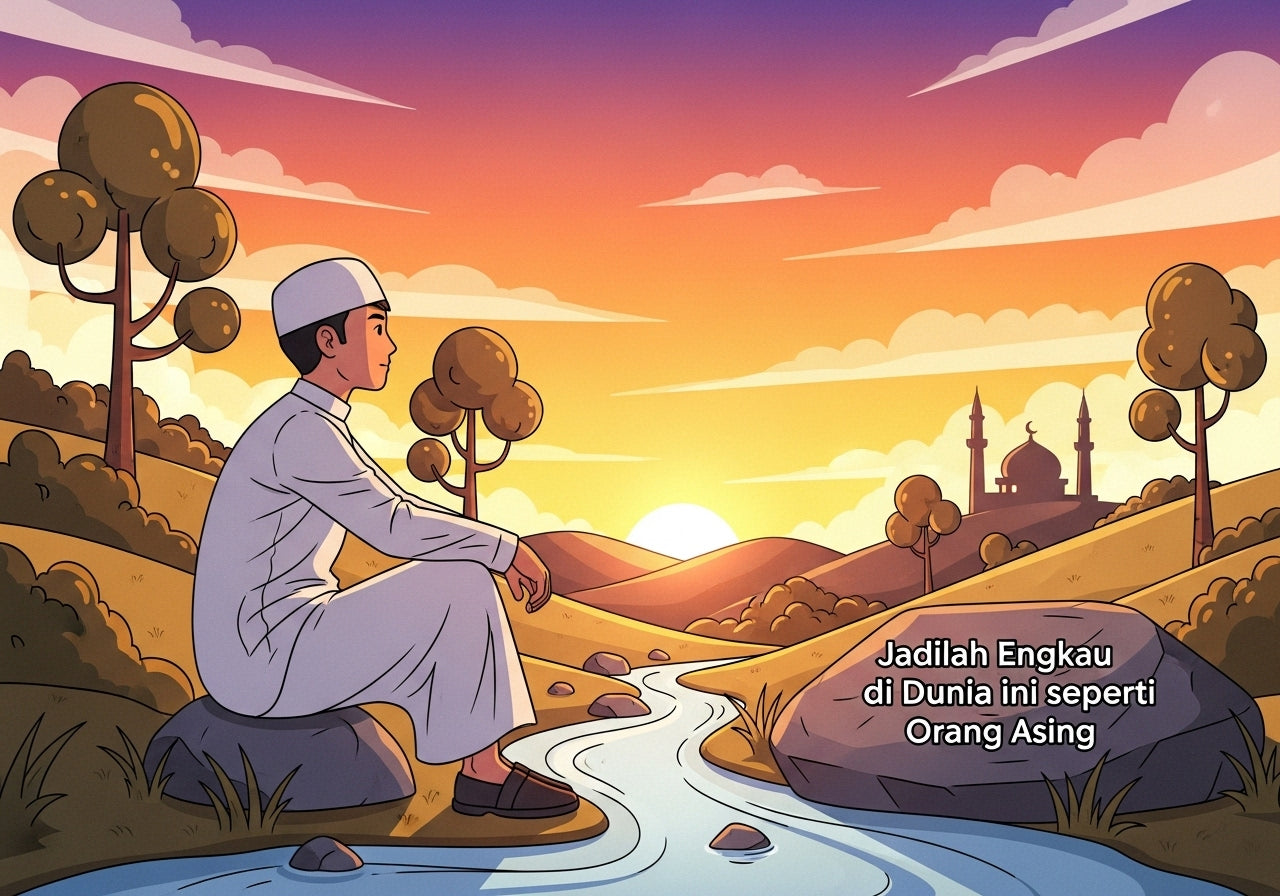 Hadist 40 - Jadilah Engkau di Dunia ini seperti Orang Asing