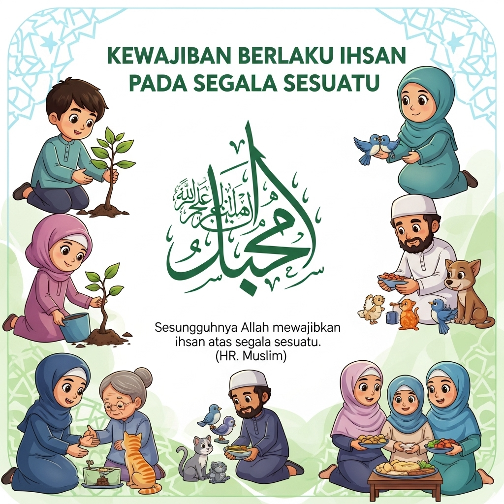 Hadits 17 - Kewajiban Berlaku Ihsan pada Segala Sesuatu